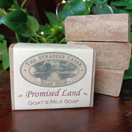 Goat's Milk and Honey Soap with The Straddle Creek Soap Shop label
