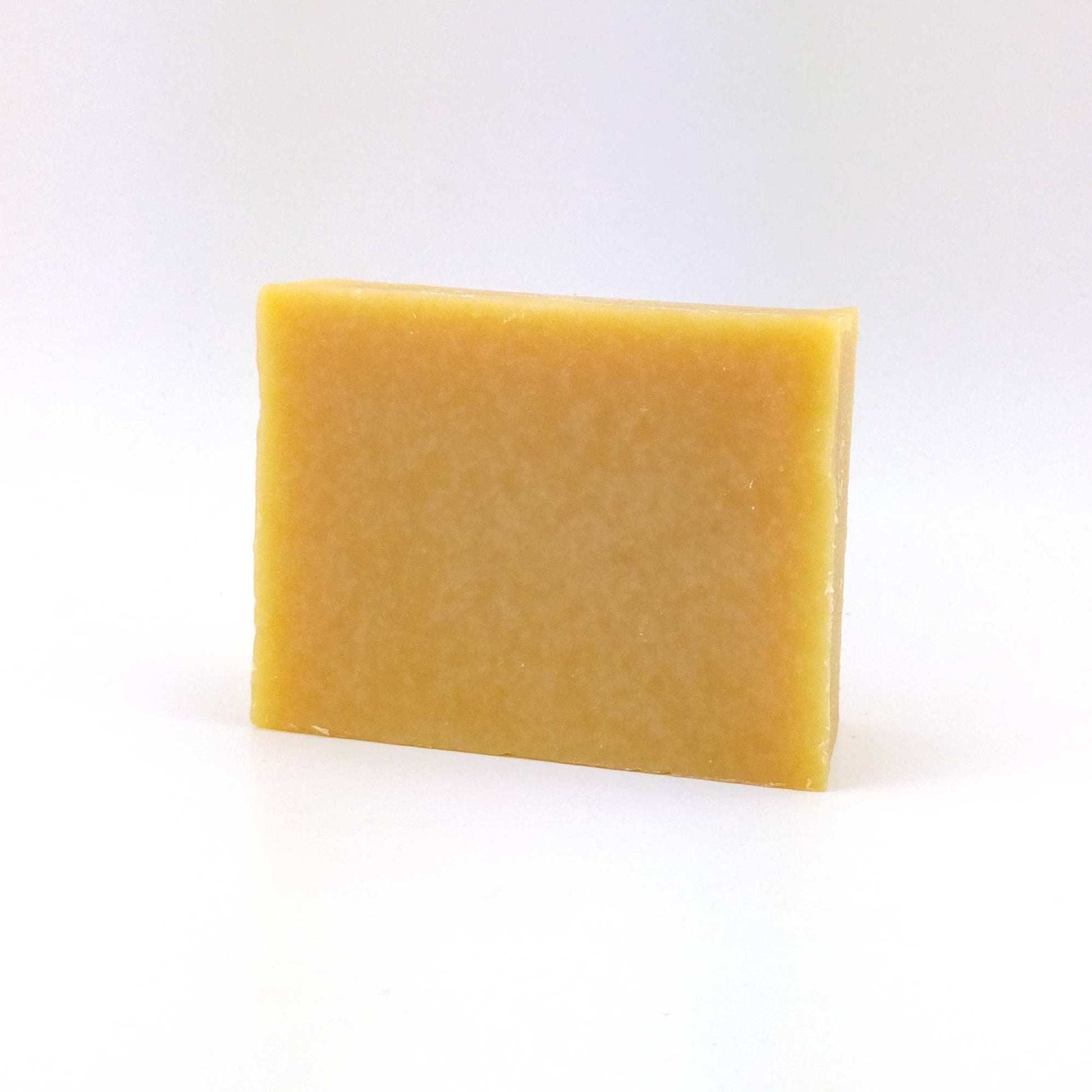 front view of frontier goat's milk soap bar